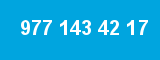 977 143 42 17 977 143 42 17